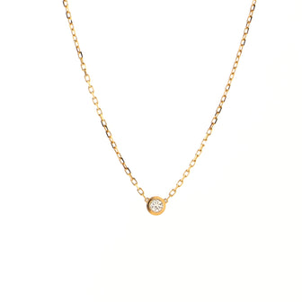 Cartier Diamants Legers Pendant Necklace 18K Rose Gold with Diamond Small