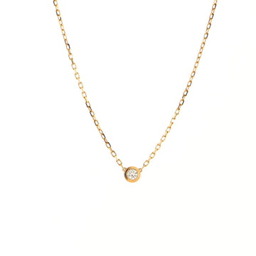 Cartier Diamants Legers Pendant Necklace 18K Rose Gold with Diamond Small