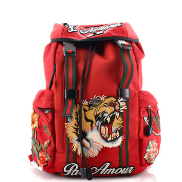Gucci Techpack Backpack Embroidered Techno Canvas
