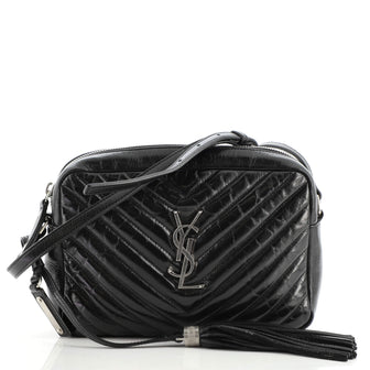 Saint Laurent Lou Camera Bag Matelasse Chevron Leather Small