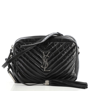 Saint Laurent Lou Camera Bag Matelasse Chevron Leather Small