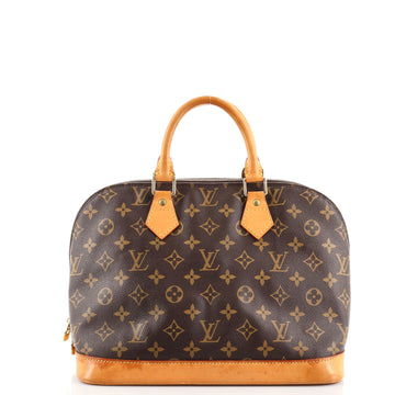 Louis Vuitton Vintage Alma Handbag Monogram Canvas PM