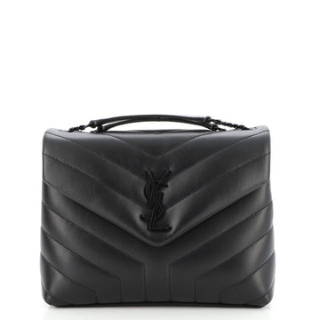 Saint Laurent LouLou Shoulder Bag Matelasse Chevron Leather Medium