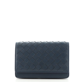 Bottega Veneta Flap Card Case Intrecciato Nappa
