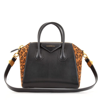 Givenchy Antigona Bag Leather and Printed Suede Small