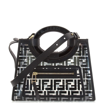 Fendi Runaway Shopper Tote Zucca PU Small