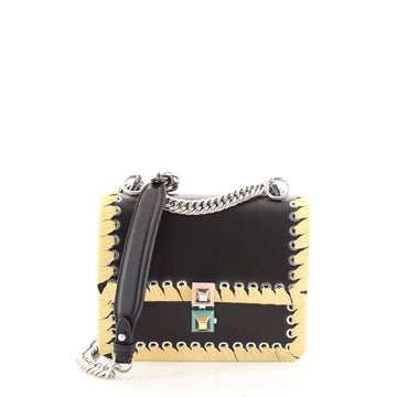 Fendi Kan I Bag Whipstitch Leather Small