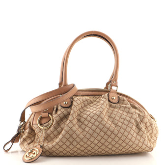 Gucci Sukey Boston Bag Diamante Canvas