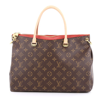 Louis Vuitton Pallas Tote Monogram Canvas brown