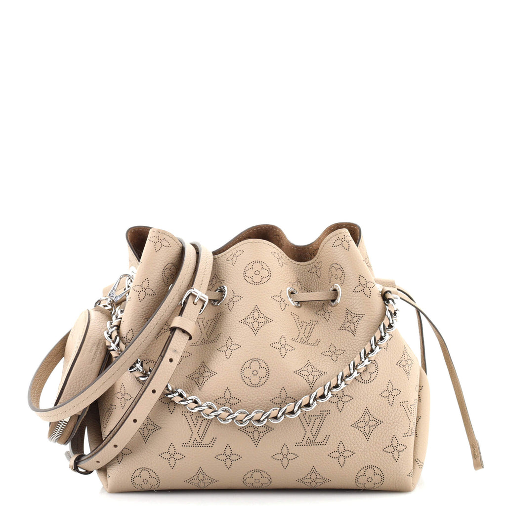 Louis Vuitton Bella Bucket Bag Mahina Leather Black 236124145