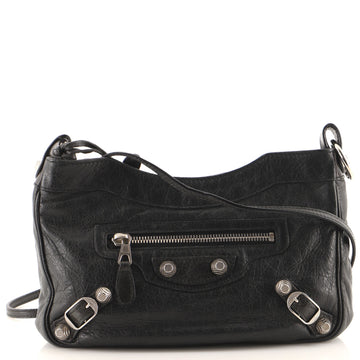 Balenciaga Hip Giant Studs Crossbody Bag Leather