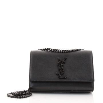 Saint Laurent Classic Monogram Crossbody Bag Grainy Leather Small