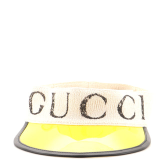 Gucci Logo Visor Vinyl and Cotton