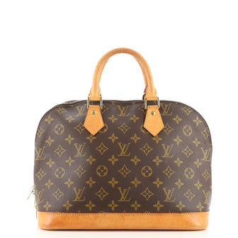 Louis Vuitton Vintage Alma Handbag Monogram Canvas PM