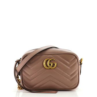 Gucci GG Marmont Shoulder Bag Matelasse Leather Mini