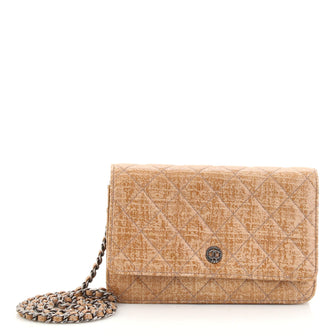 Chanel Wallet on Chain Quilted Iridescent Calfskin