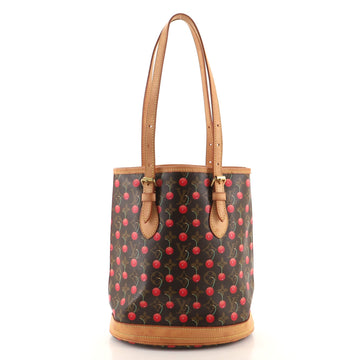 Louis Vuitton Bucket Bag Limited Edition Monogram Cerises