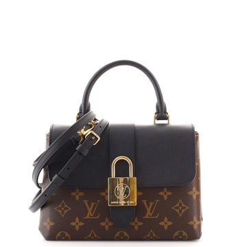 Louis Vuitton Locky Handbag Monogram Canvas with Leather BB