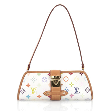 Louis Vuitton Shirley Handbag Monogram Multicolor White