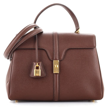 Celine 16 Top Handle Bag Grained Calfskin Medium