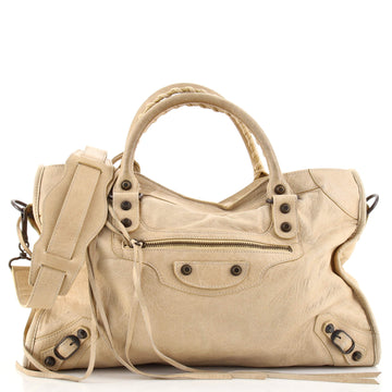 Balenciaga City Classic Studs Bag Leather Medium