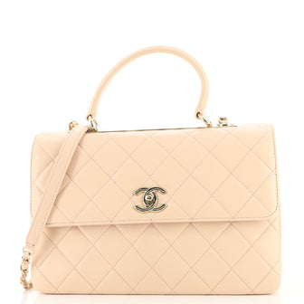 Chanel Trendy CC Top Handle Bag Quilted Lambskin Medium