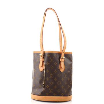 Louis Vuitton Petit Bucket Bag Monogram Canvas