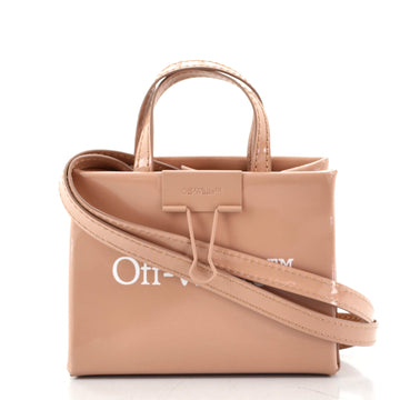 Off White Binder Clip Tote Printed Leather Baby