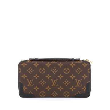 Louis Vuitton Daily Organizer Handbag Monogram Canvas Brown