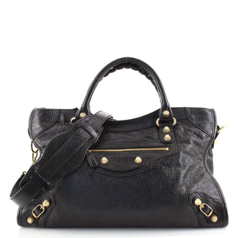 Balenciaga City Giant Studs Bag Leather Medium