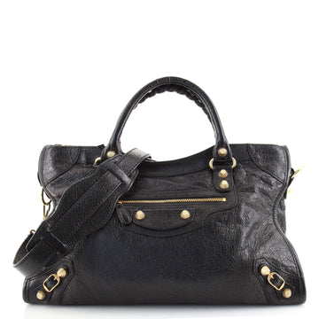 Balenciaga City Giant Studs Bag Leather Medium