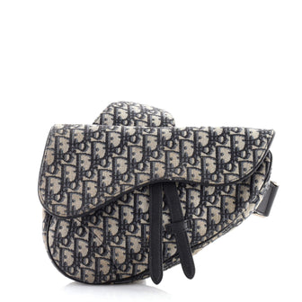 Christian Dior Saddle Crossbody Bag Oblique Canvas