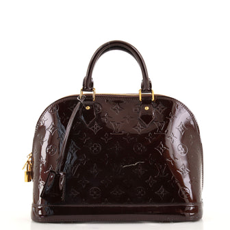 Louis Vuitton Alma Handbag Monogram Vernis PM