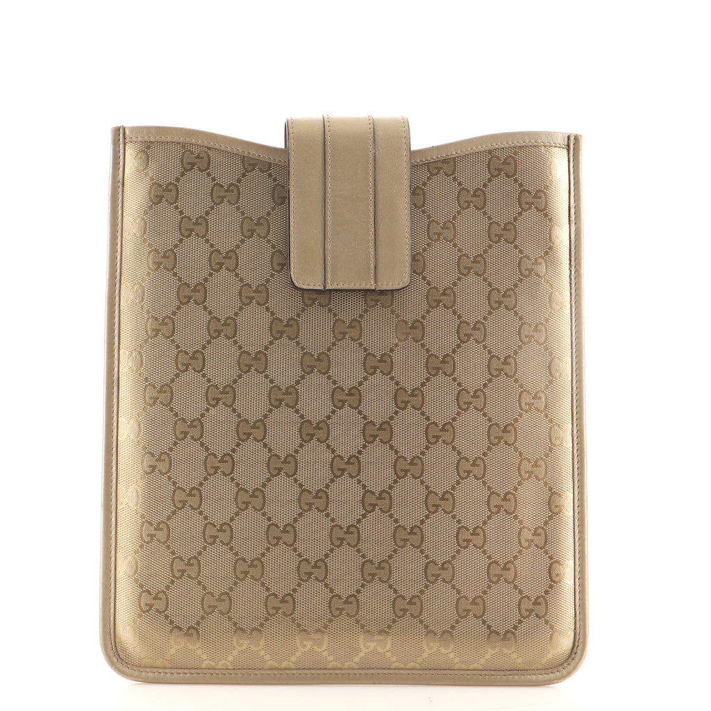 Gucci iPad Case GG Imprime Gold 1460631