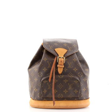 Louis Vuitton Vintage Montsouris Backpack Monogram Canvas MM