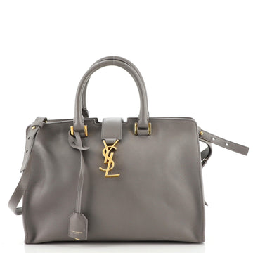 Saint Laurent Monogram Cabas Leather Small