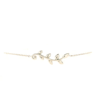 Tiffany & Co. Olive Leaf Chain Bracelet Sterling Silver