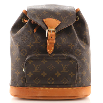 Louis Vuitton Vintage Montsouris Backpack Monogram Canvas PM