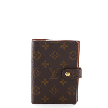 Louis Vuitton Ring Agenda Cover Monogram Canvas PM