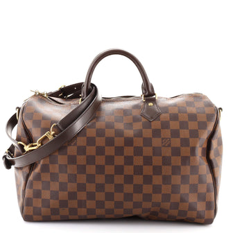 Louis Vuitton Speedy Bandouliere Bag Damier 35