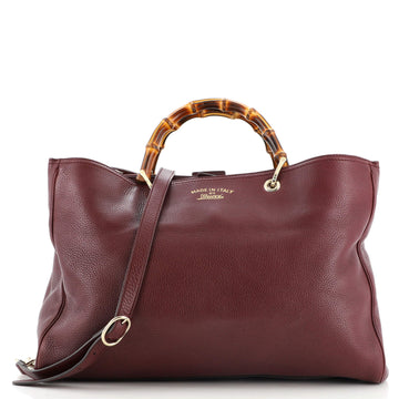Gucci Bamboo Shopper Tote Leather Large