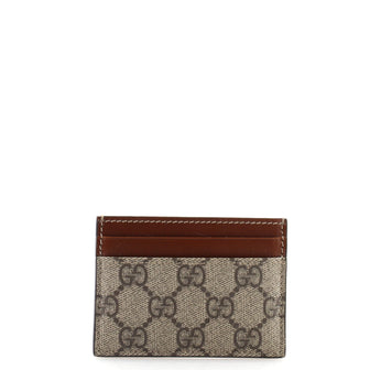 Gucci Card Holder GG Coated Canvas and Leather