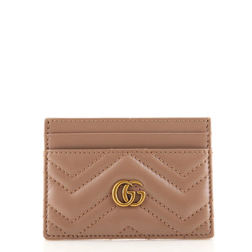 Gucci GG Marmont Card Holder Matelasse Leather