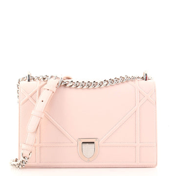 Christian Dior Diorama Flap Bag Grained Calfskin Medium