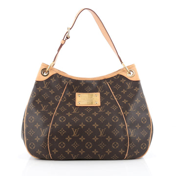 Louis Vuitton Galliera Handbag Monogram Canvas PM Brown