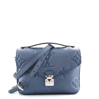 Louis Vuitton Pochette Metis Monogram Empreinte Giant Blue 2187042