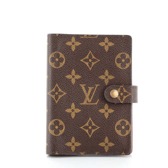Louis Vuitton Ring Agenda Cover Monogram Canvas PM