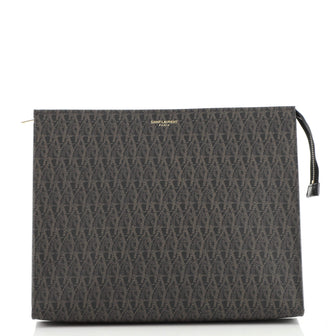 Saint Laurent Toiletry Bag Monogram Canvas