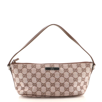 Gucci Boat Pochette GG Canvas Small