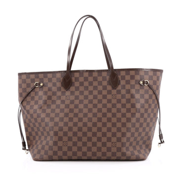 Louis Vuitton Neverfull Tote Damier GM Brown
